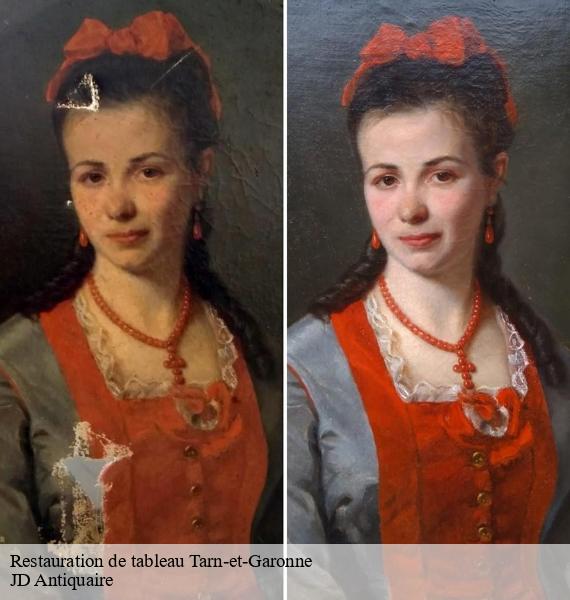 Restauration de tableau 82 Tarn-et-Garonne JD Antiquaire