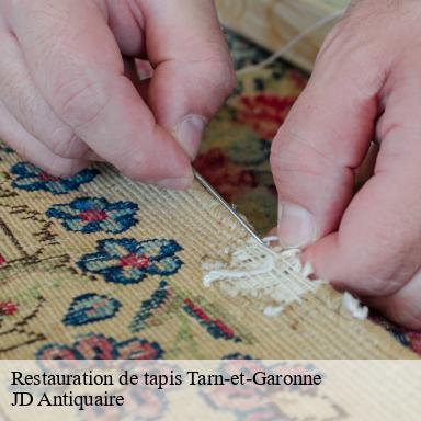 Restauration de tapis 82 Tarn-et-Garonne JD Antiquaire
