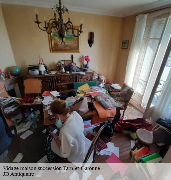 Vidage maison succession 82 Tarn-et-Garonne JD Antiquaire