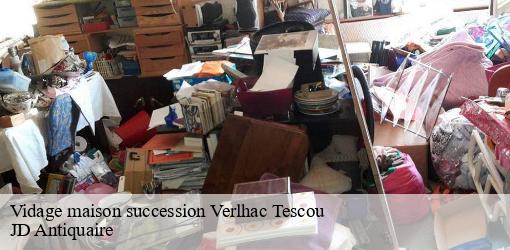 Vidage maison succession verlhac-tescou-82230 JD Antiquaire