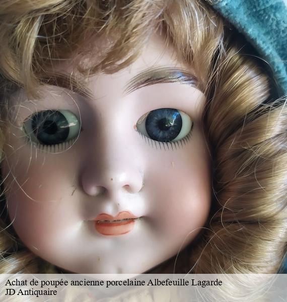 Achat de poupée ancienne porcelaine albefeuille-lagarde-82290 JD Antiquaire