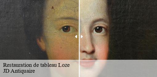Restauration de tableau loze-82160 JD Antiquaire